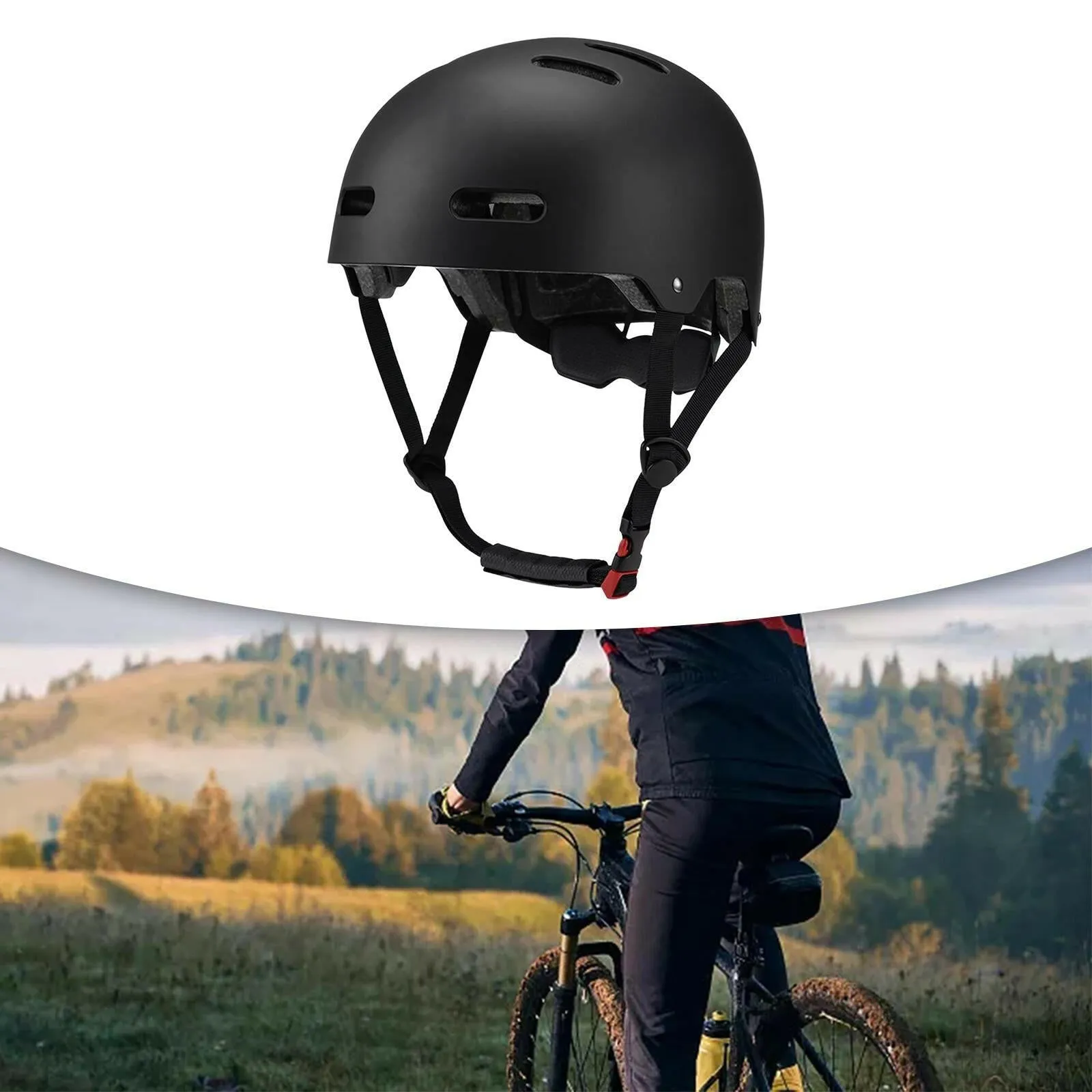 Bike Helmet Breathable Lightweight Outdoor Shockproof Helmet