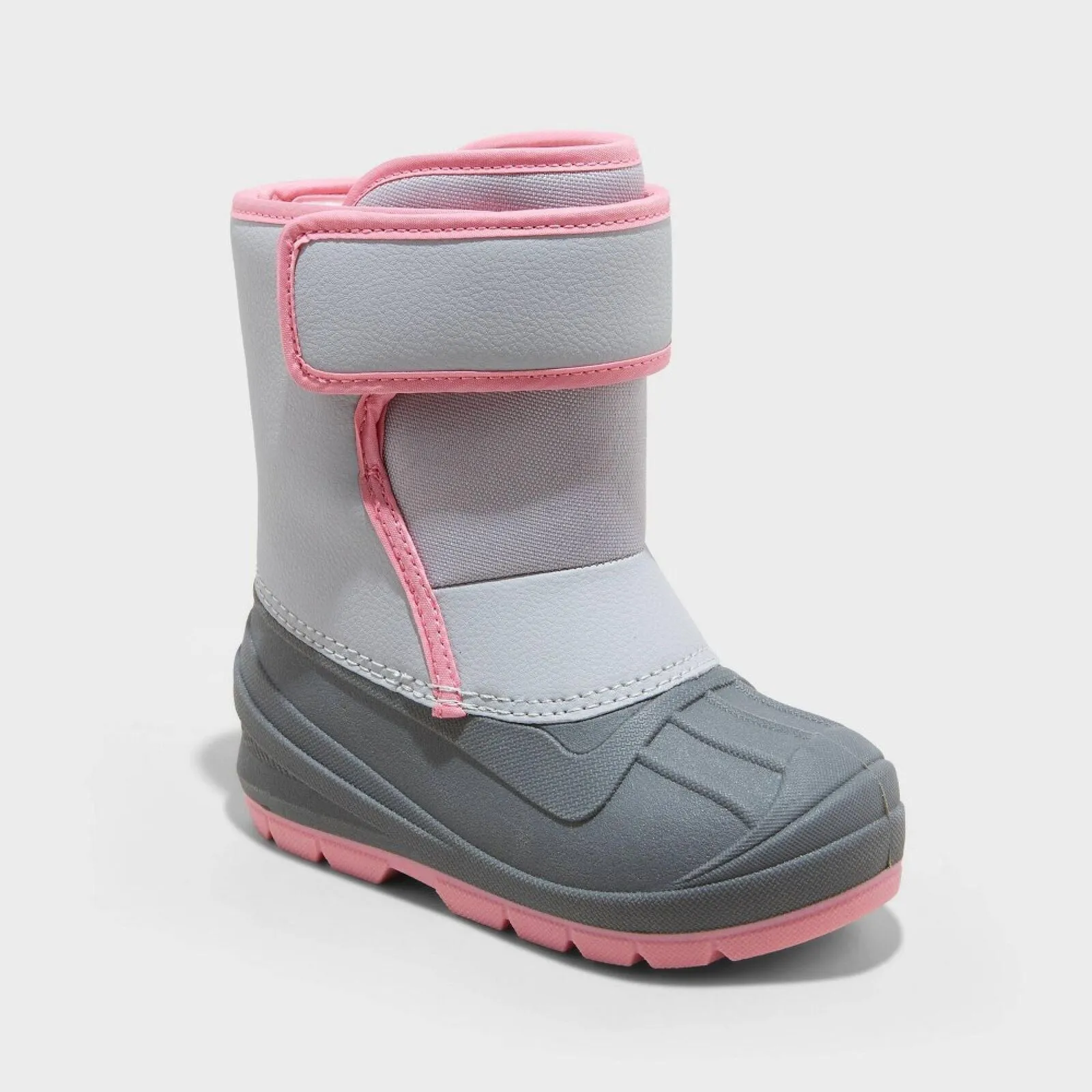Cat & Jack Toddler Girls Lenny Winter Boots AEX55 Gray 9T