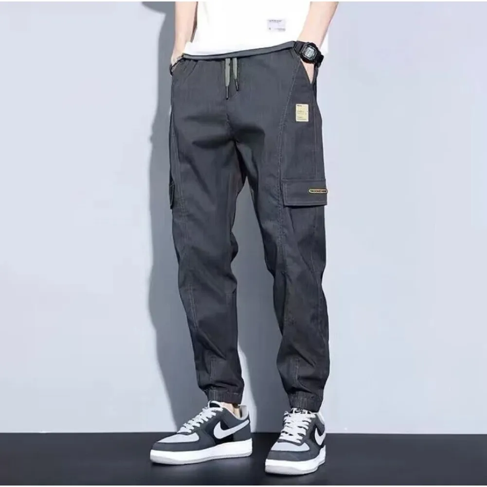 Rotsbro - Cargo Broek Heren – Casual Joggingbroek met Zakken, Elastisch Trekkoord