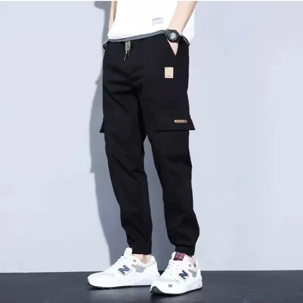 Rotsbro - Cargo Broek Heren – Casual Joggingbroek met Zakken, Elastisch Trekkoord