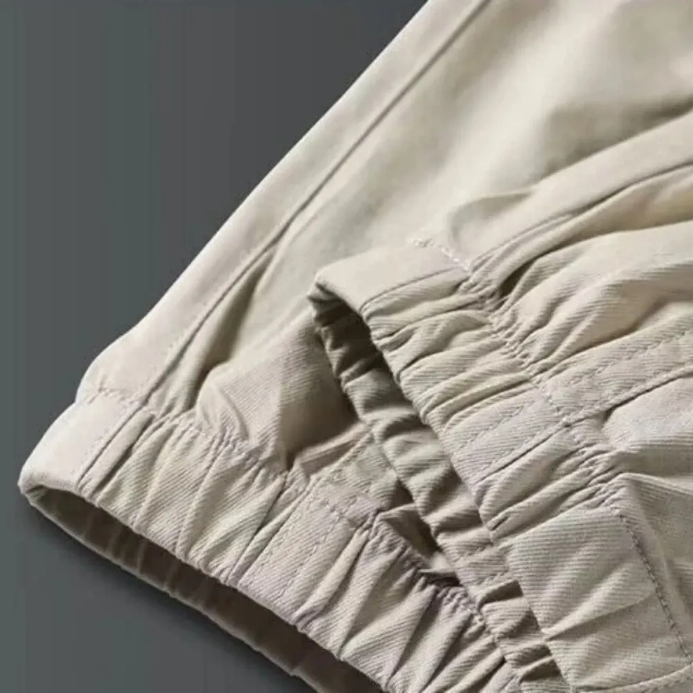 Rotsbro - Cargo Broek Heren – Casual Joggingbroek met Zakken, Elastisch Trekkoord