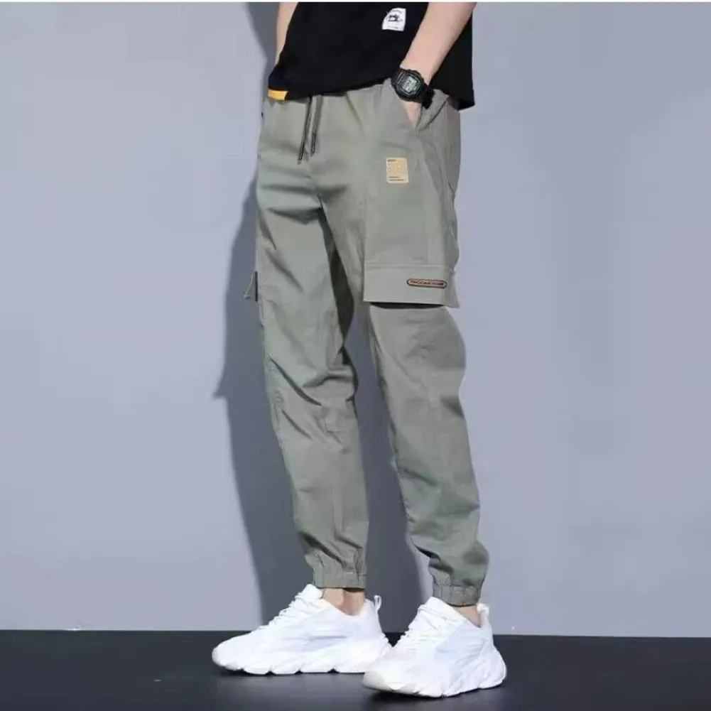 Rotsbro - Cargo Broek Heren – Casual Joggingbroek met Zakken, Elastisch Trekkoord