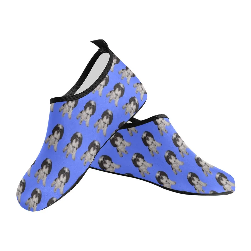 Shih Tzu Aqua Socks - Blue