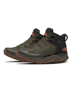 The North Face VECTIV Exploris Waterproof Boots - Military Olive Cloud Camo Wash Print/TNF Black