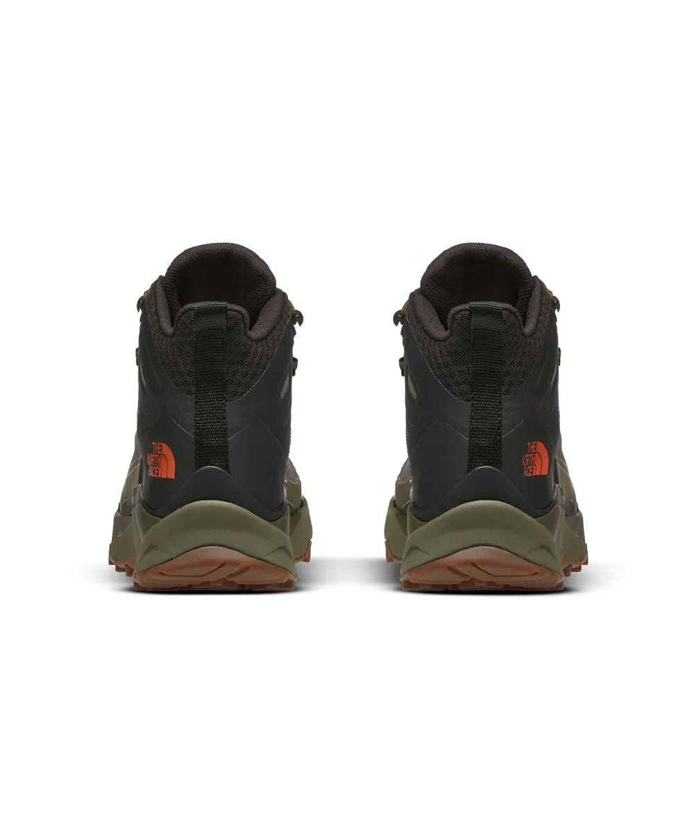 The North Face VECTIV Exploris Waterproof Boots - Military Olive Cloud Camo Wash Print/TNF Black