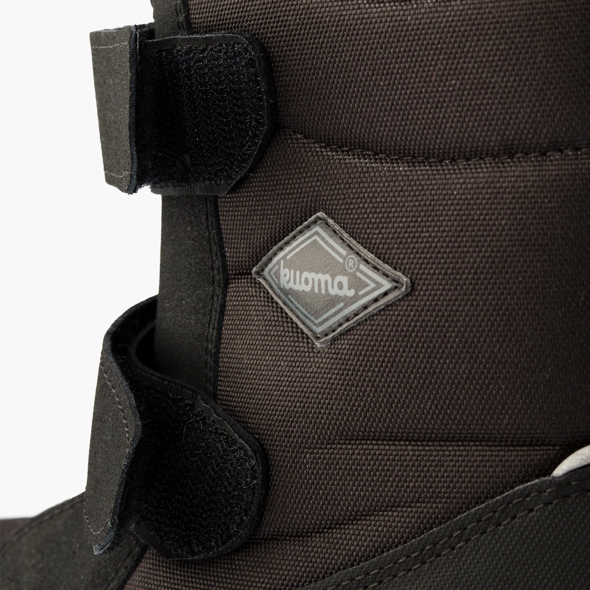 Winter boots with strap closure Crosser, Black/Black