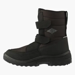 Winter boots with strap closure Crosser, Black/Black