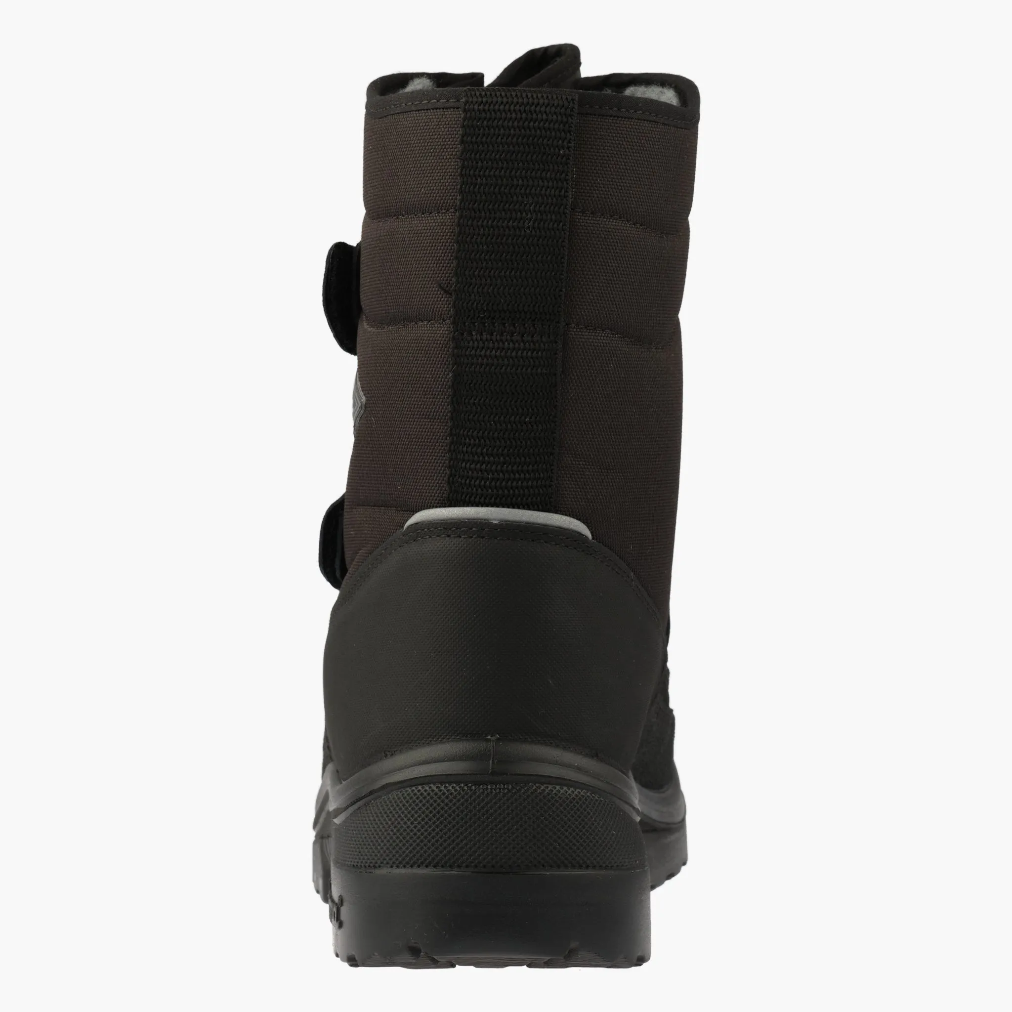Winter boots with strap closure Crosser, Black/Black