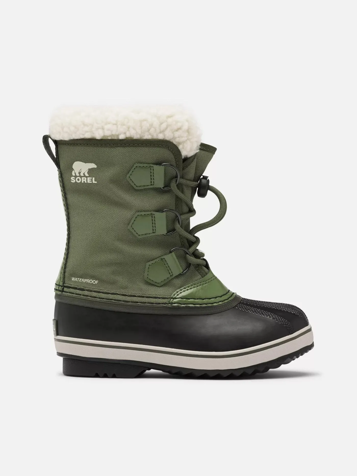Yoot Pac Nylon Wp Hiker Green Winter Boots (Kids)